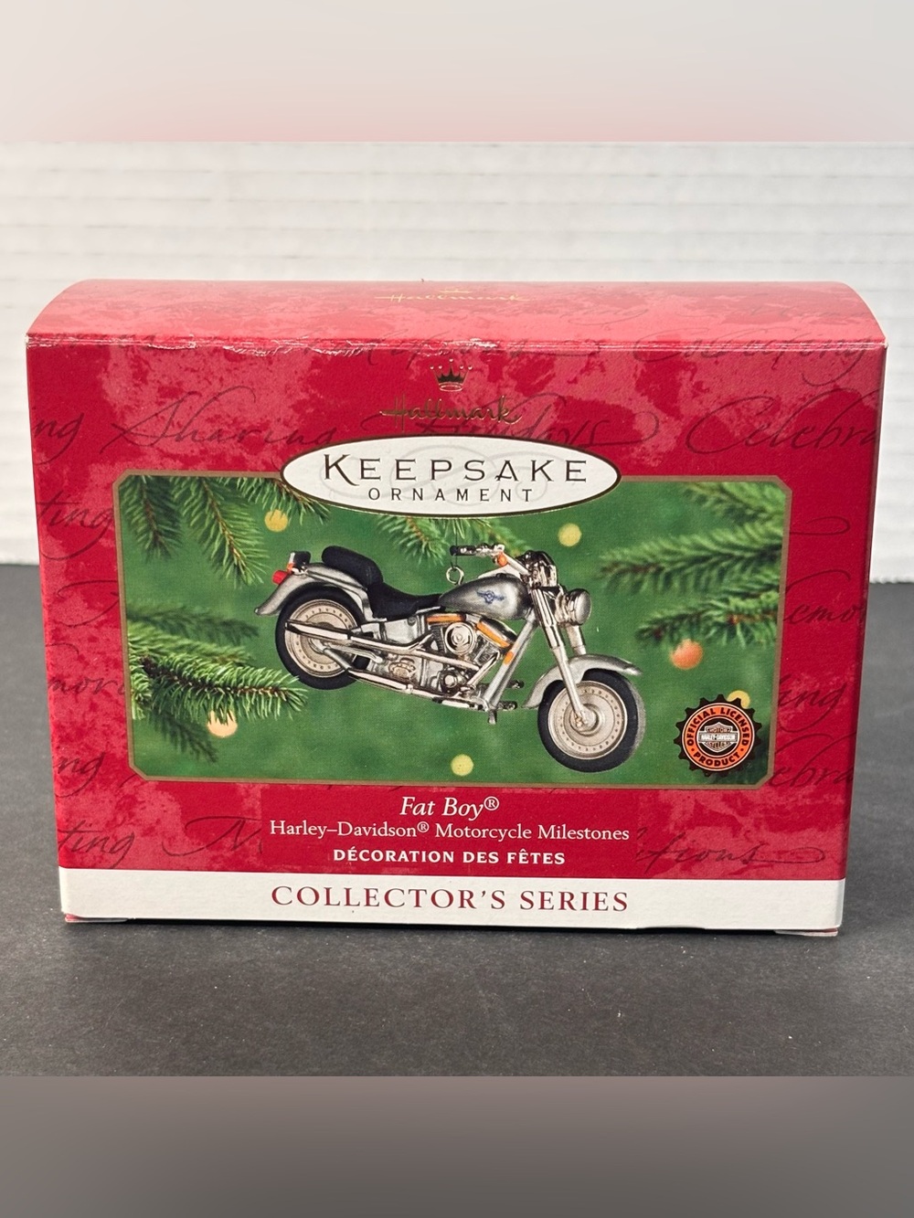 Hallmark Keepsake 2000 Fat Boy Harley Davidson Duo-Glide Christmas Ornament